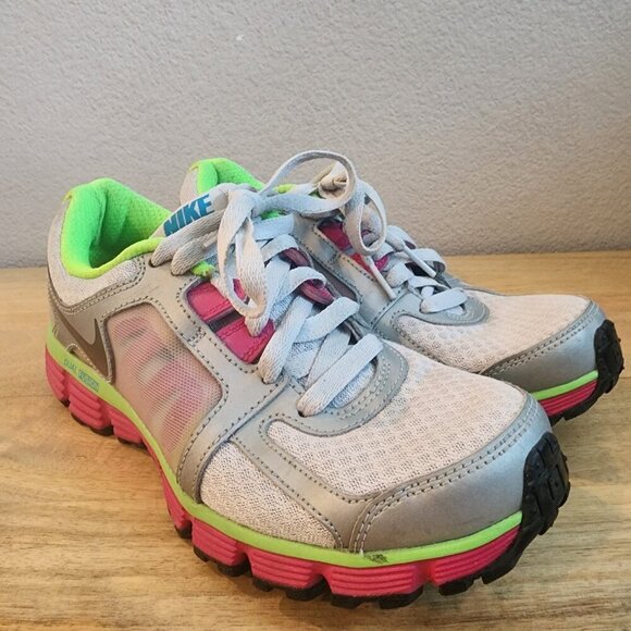 Nike Dual Fusion ST 2 Silver Pink Women’s Athletic Running Shoes Size 7.5 2012 - Picture 8 of 12